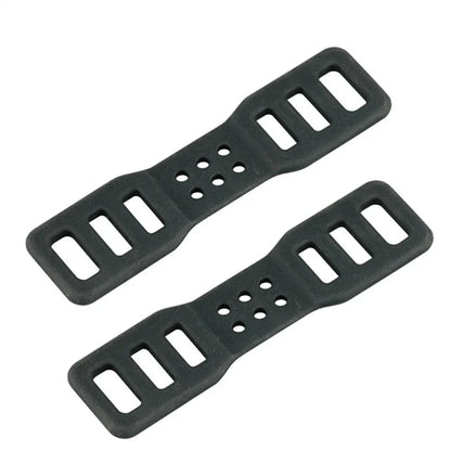 4 x 92mm Silicone Driving Recorder Bandage Strap for DVR