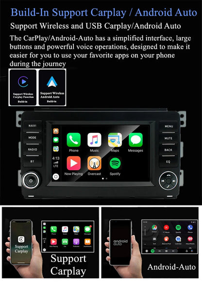 Carplay Stereo Radio for 2005-2010 Smart Fortwo 7" Android GPS 4+32GB