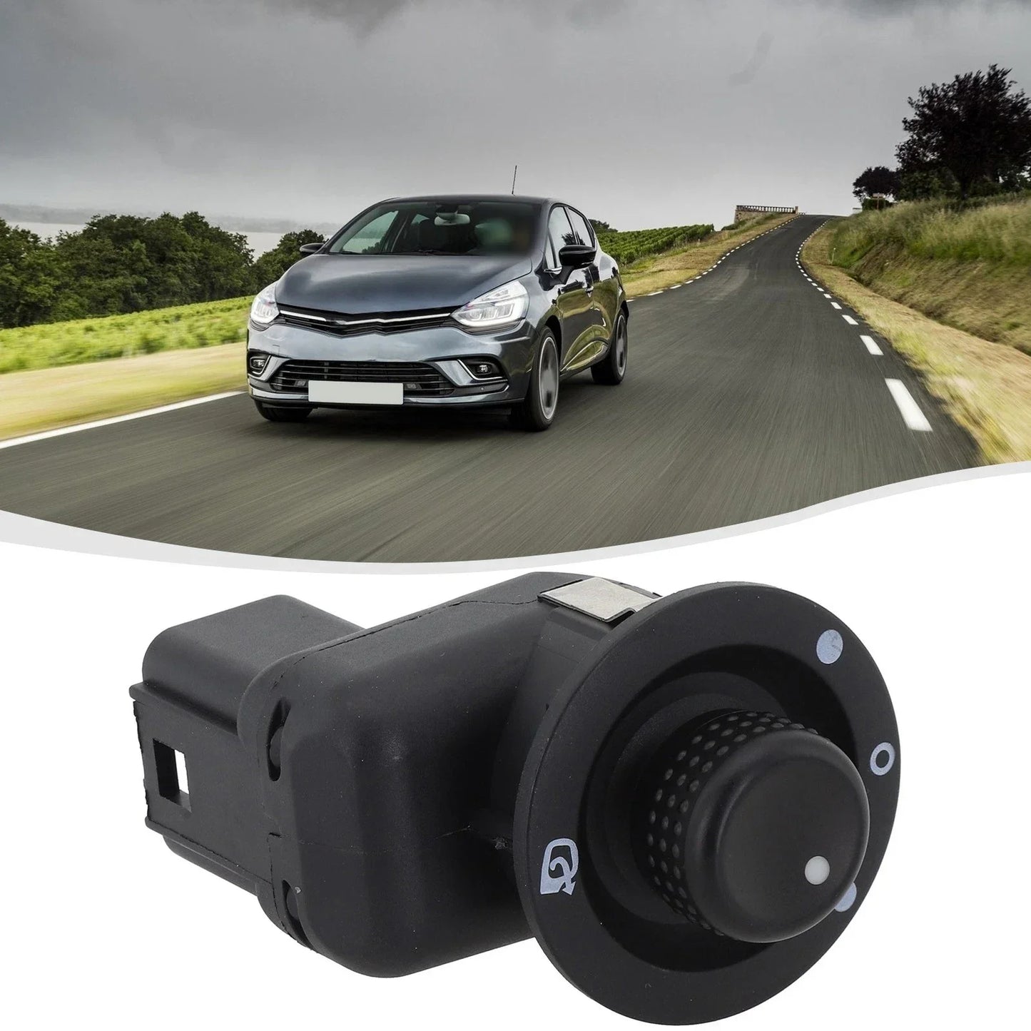 Power Rearview Mirror Switch Button for Renault Clio Captur