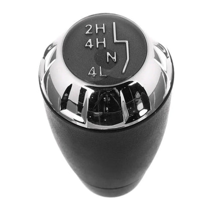 Chrome Trim Transfer Case Shifter Knob for 2011-2018 Jeep Wrangler JK