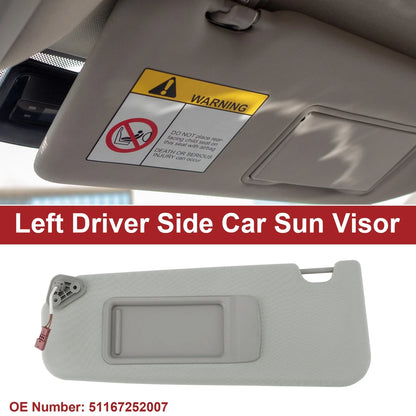 Left Sun Visor for BMW 3 Series E90 E91 (2005-2013) with Mirror