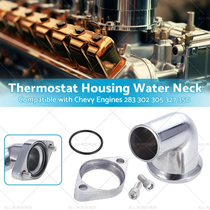 Polished Swivel Thermostat Housing Water Neck for Chevy Engine