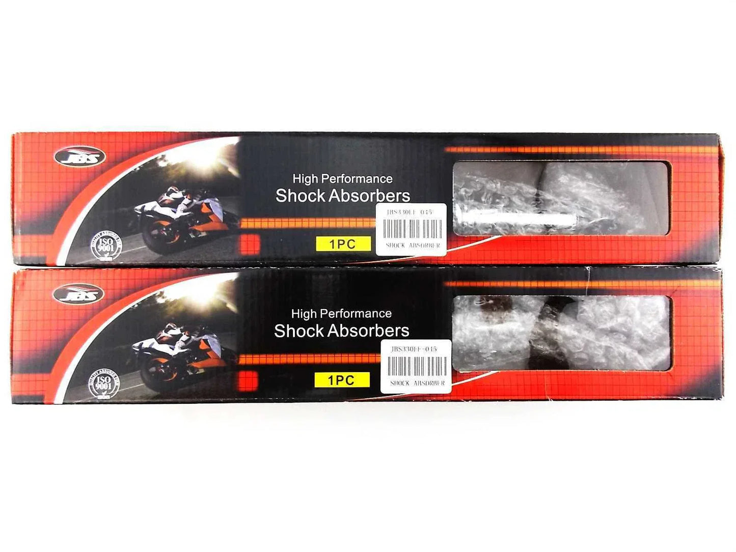 13" JBS Chrome Rear Shock Absorbers for Harley Davidson FLHT/I Road King Classic