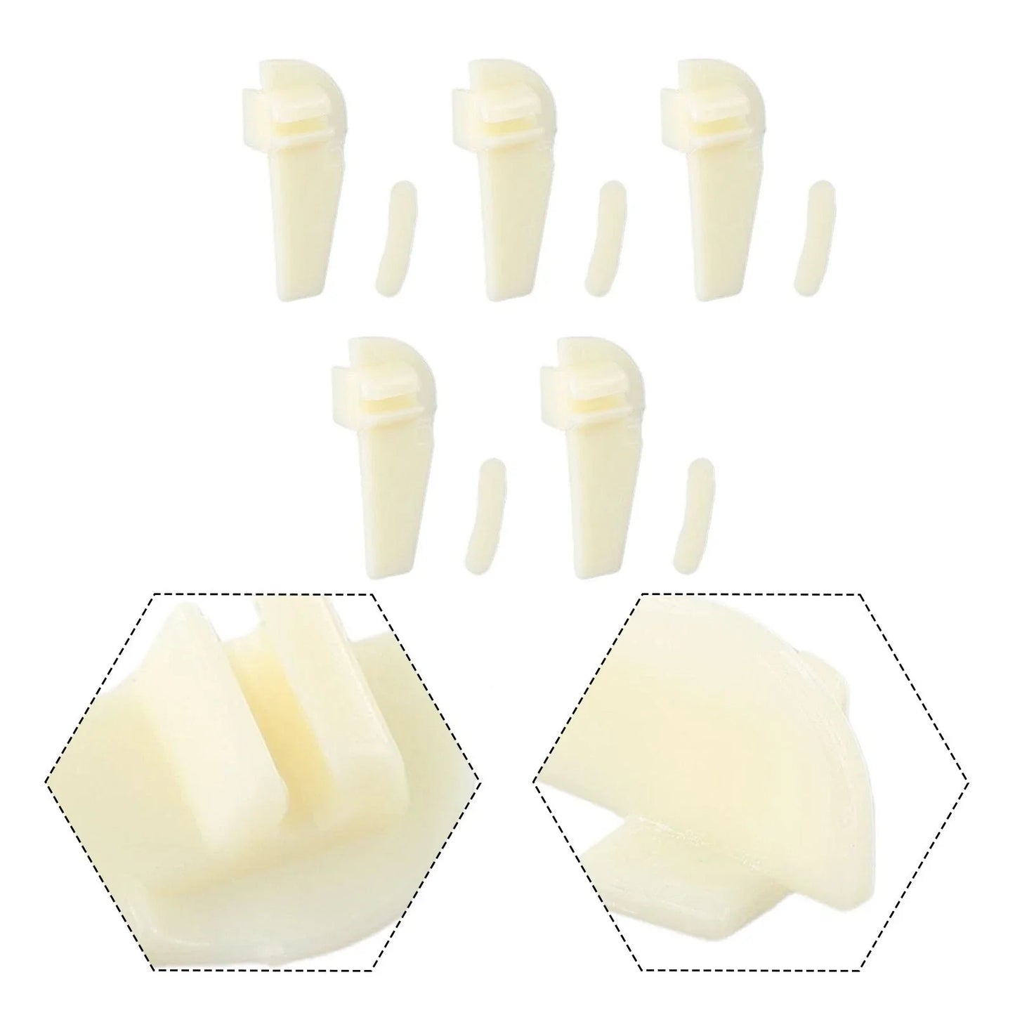 5X Tire Tyre Changer Nylon Mount Demount Machine Head Insert Protector Pad