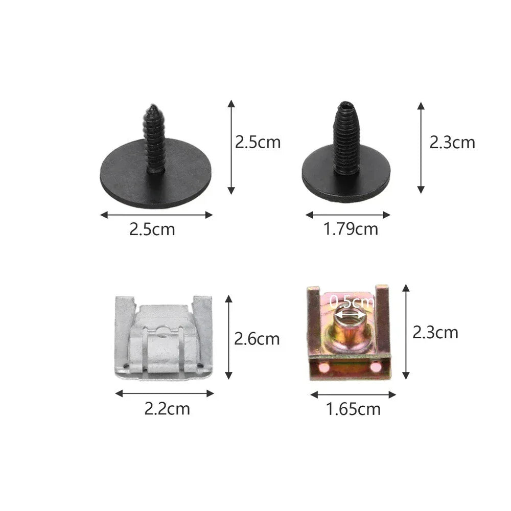 24 x Engine Undertray Fixing Screws for Benz W211 (2003-2009)