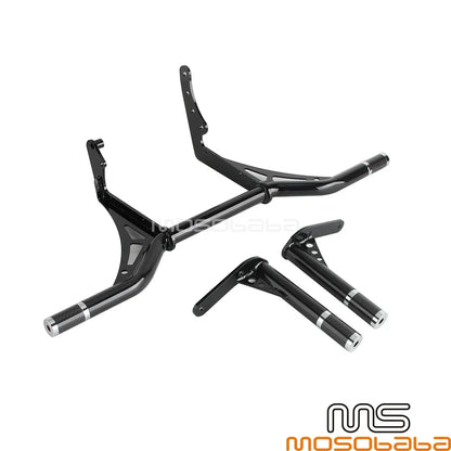 Front Engine Guard Crash Bar & Saddlebag Guard for FXLRST (2022-2024)
