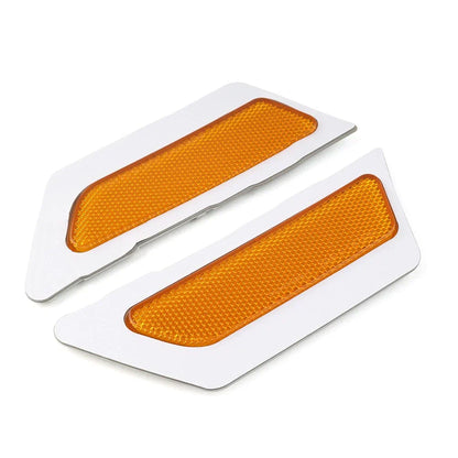 Front Bumper Reflector Side Marker Lights  Yellow for Audi A4 (2017-2019)