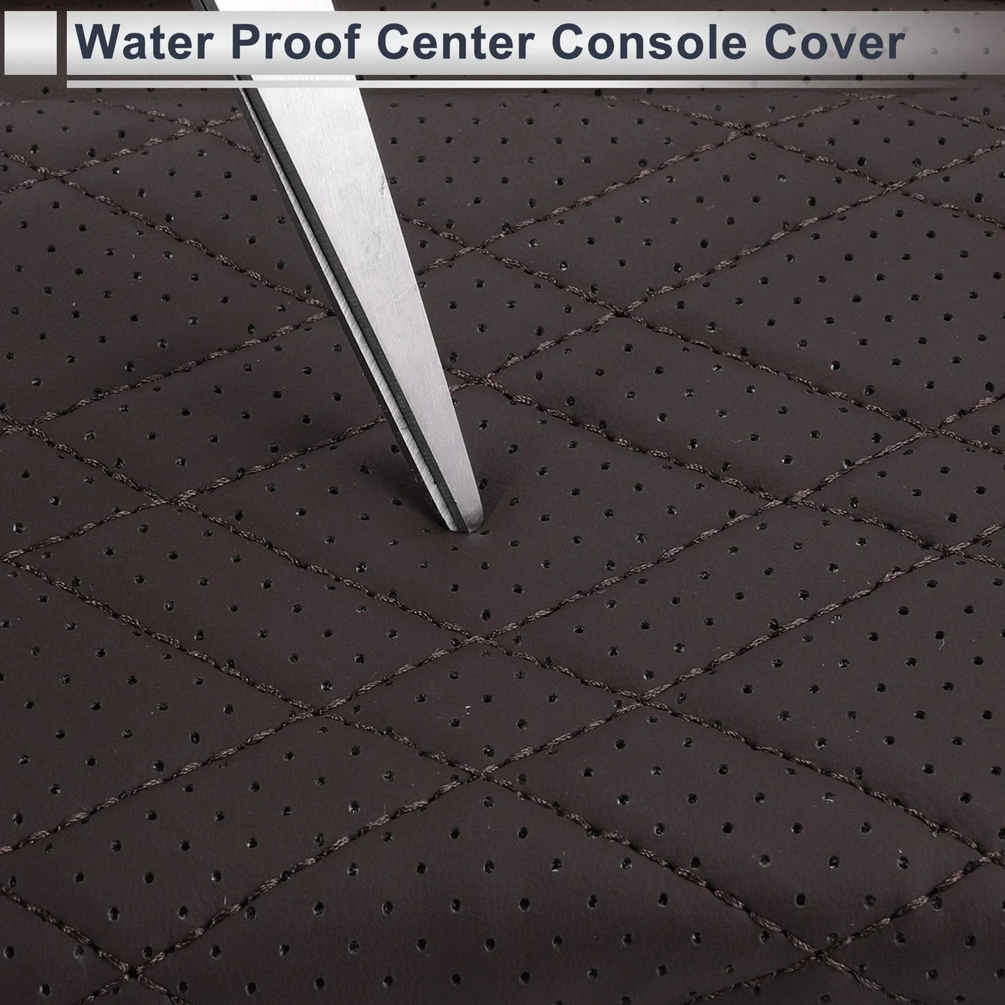 Center Console Cover with Storage Bag for BMW X7 Dark Brown (2019 - 2024)