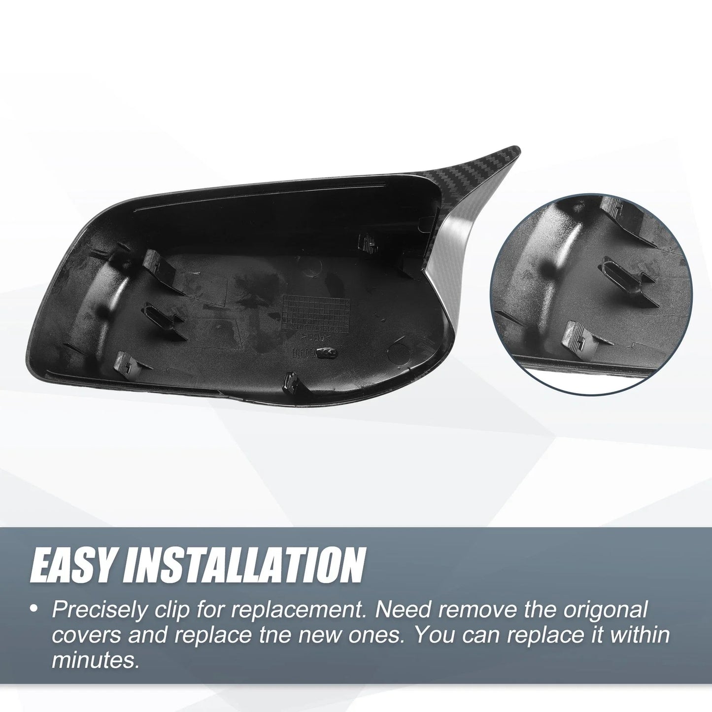 Mirror Cover Carbon Fiber for BMW E60 E61 525i 530i 545i (2004-2010)