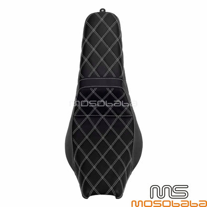 Passenger Driver 2-Up Seat w/ Mount Bolts for Harley Softail FX FL (2018-2022)