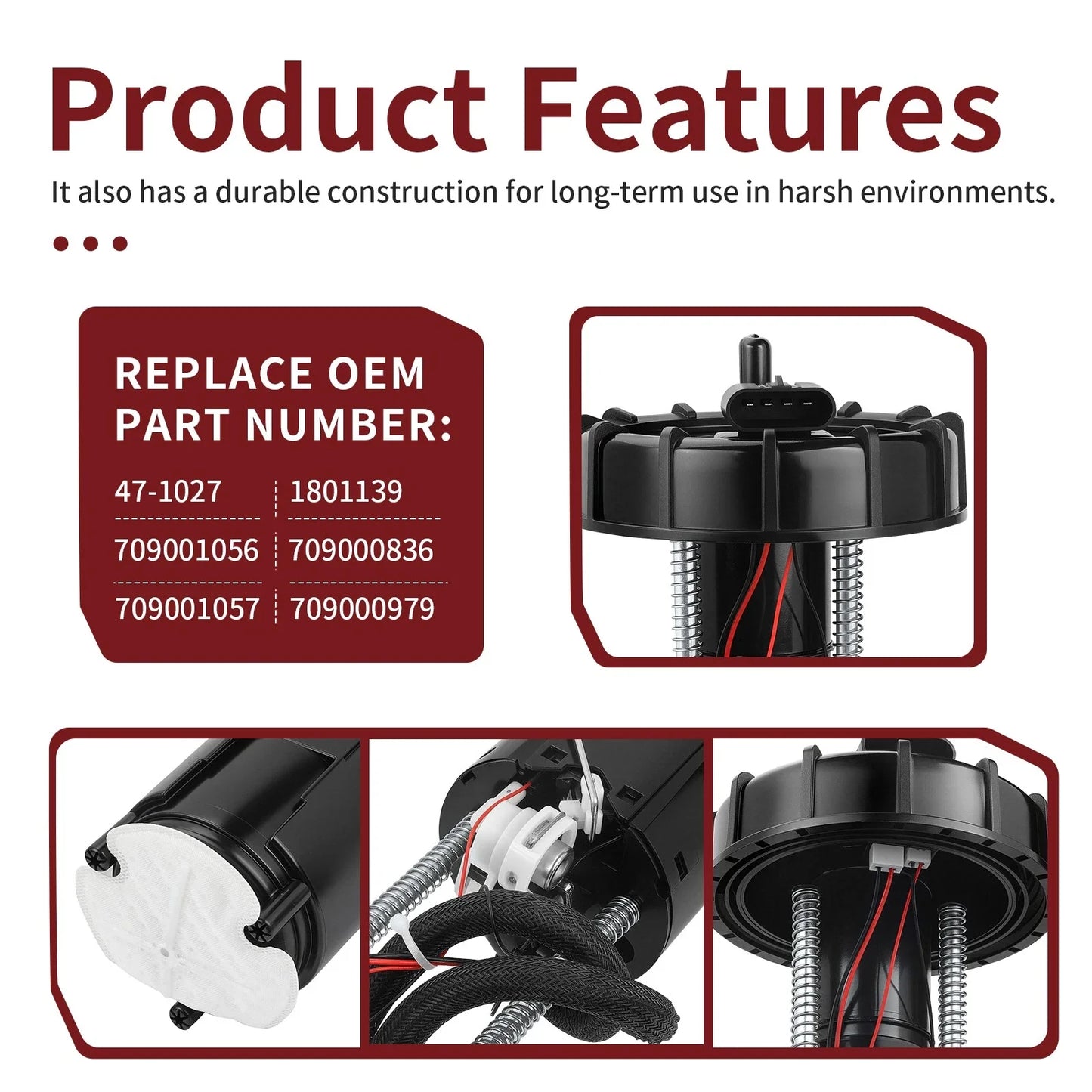 Fuel Pump Assembly for Can-Am Maverick X3 Max Turbo R (2017–2023)
