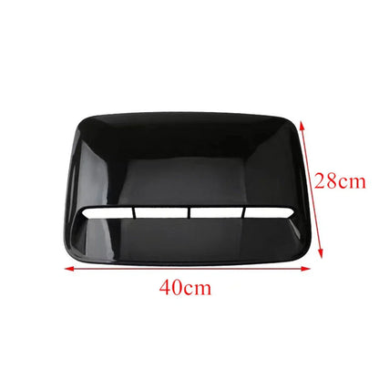Glossy Black Air Flow Intake Hood Scoop Vent Cover for Car (No Year Specified)
