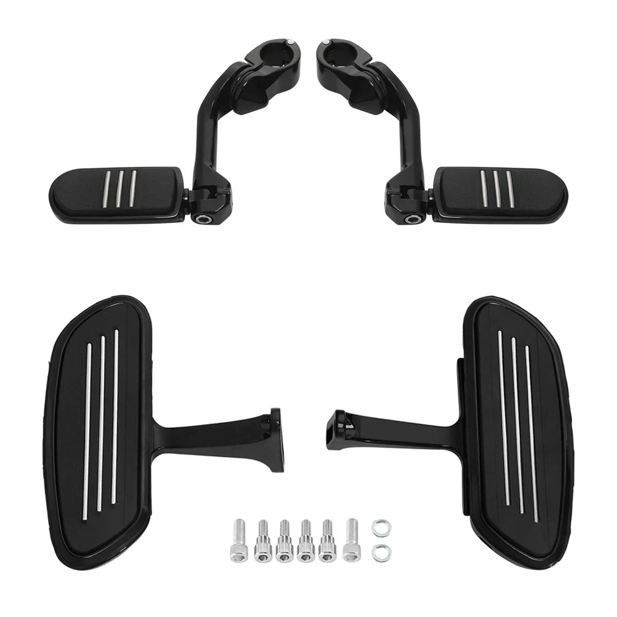 Passenger Footboard & Highway Footpeg Pegs for Harley Road Glide (93-25)
