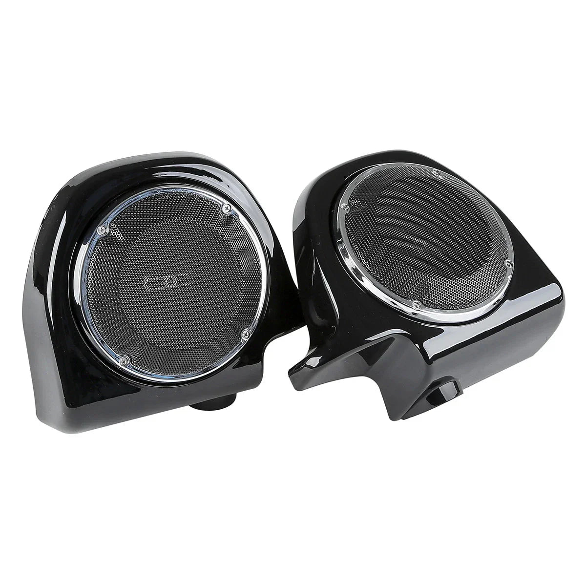 Lower Fairing 6-1/2" Speakers Grills Box Pods for Harley Touring (1988-2013)
