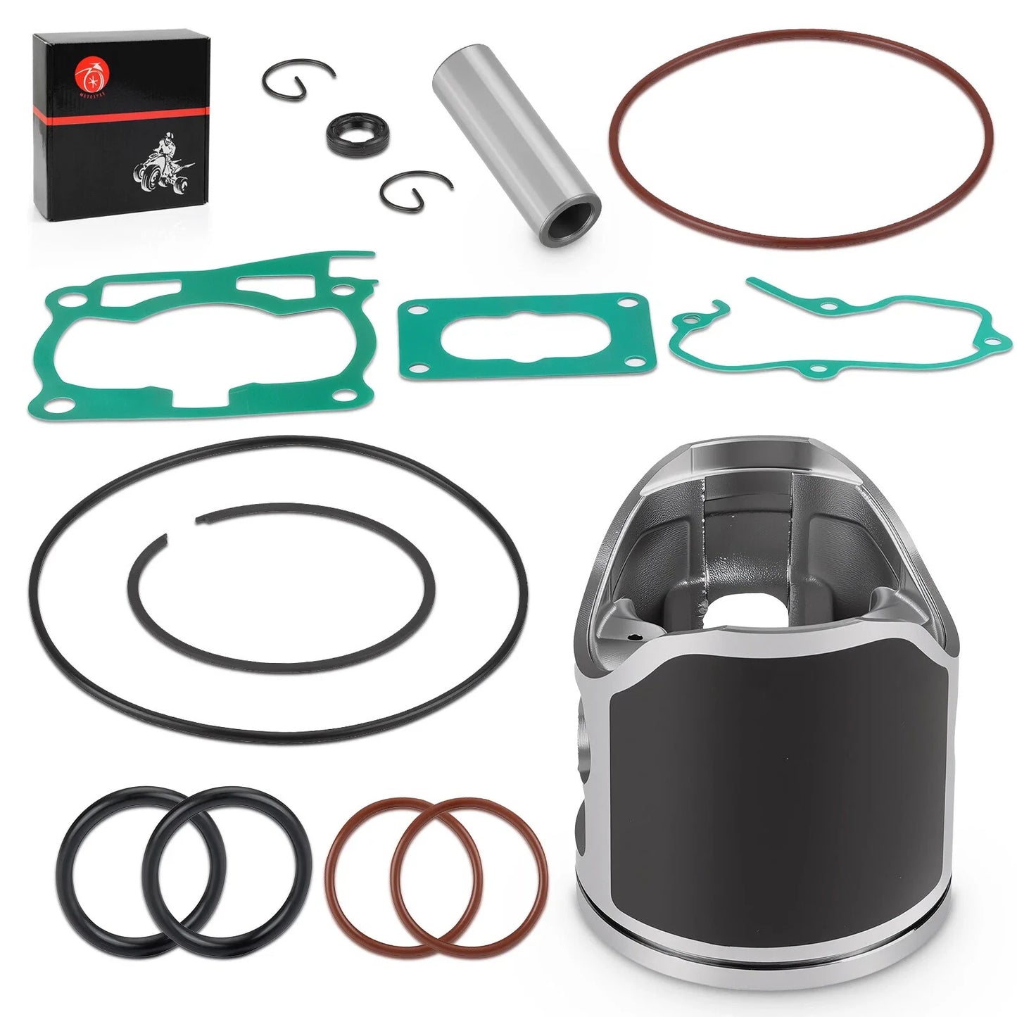 Top End Rebuild Piston Gasket Ring STD 54mm for Yamaha YZ125 (2002–2004)