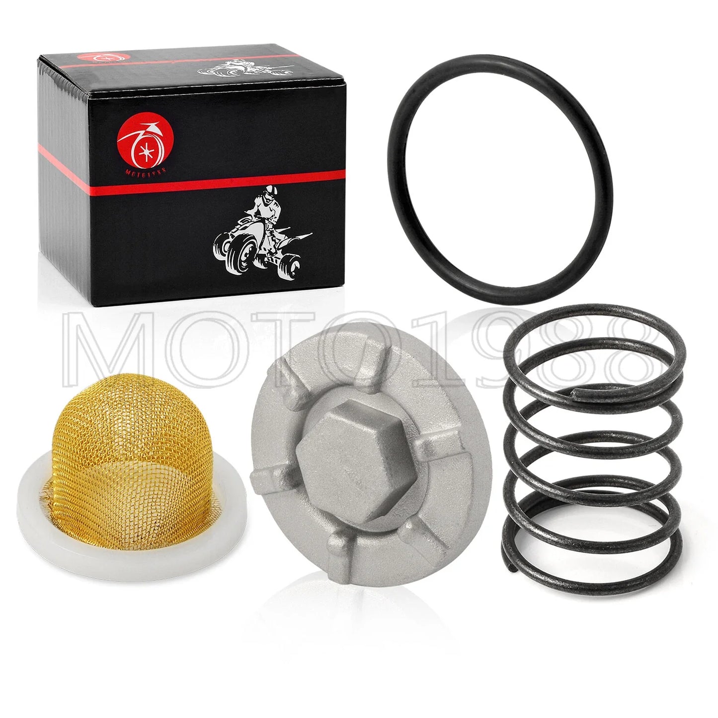 Oil Drain Plug O-Ring Strainer Kit for Yamaha 350 ATV