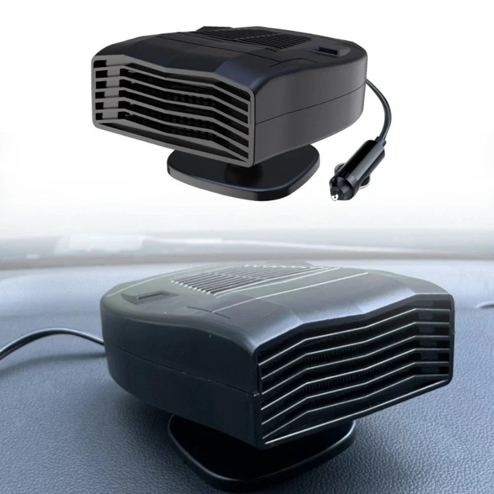 12V 140W Portable Car Heater Windscreen Defogger 360° Rotating Base for Cars