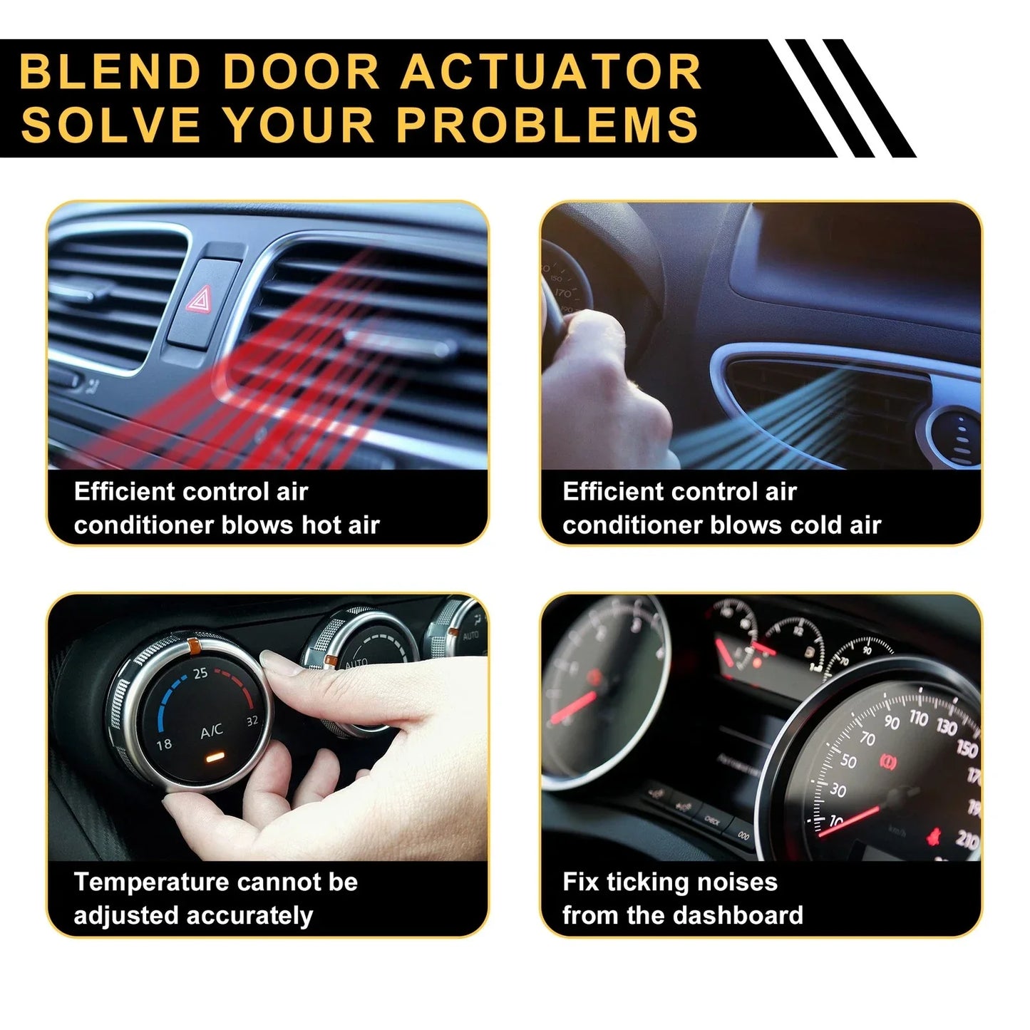 HVAC Heater Blend Door Actuator for Honda Accord (2005-2007)