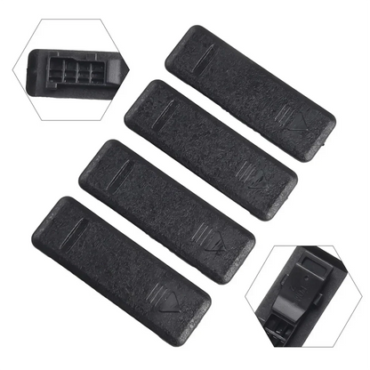 4Pcs Black Roof Molding Covers for Kia Soul (2014-2019)