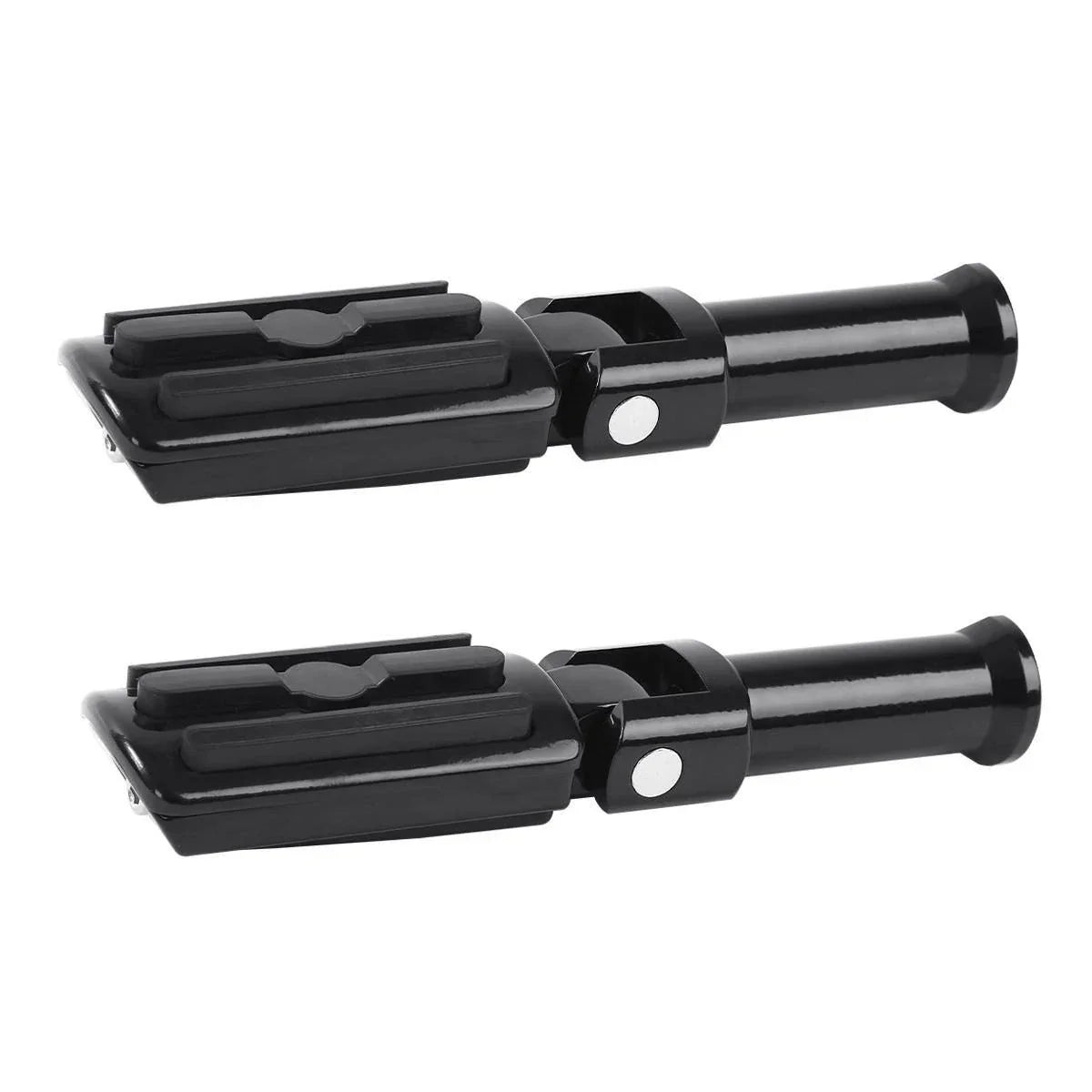 Black Rear Footpegs for Harley Softail Deluxe Slim FXDR (2018-2025)