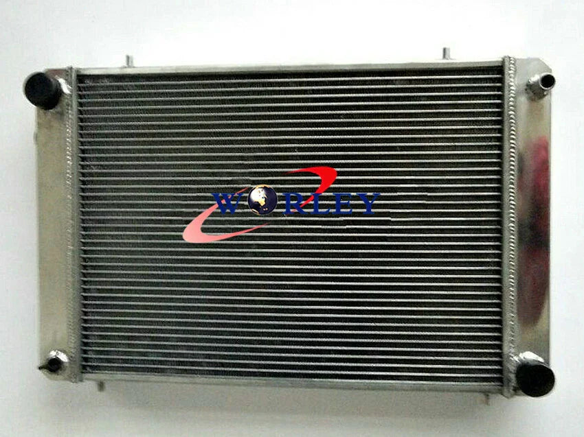 62MM Aluminum Radiator + Fan for Triumph TR8 3.5L V8 (1978-1981)