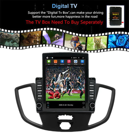 9.7" Vertical Android 12 Car Stereo Radio GPS for Ford Transit Tourneo Custom