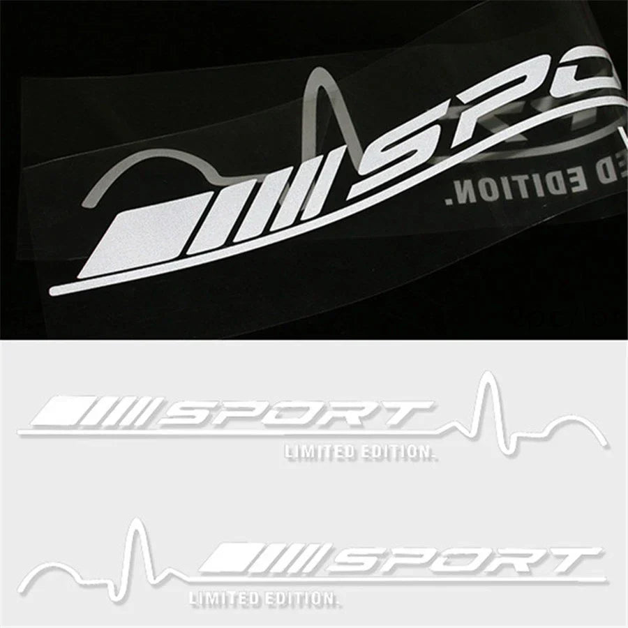 Racing Sport Vinyl Decal Stickers for Universal Car Door Body Kit