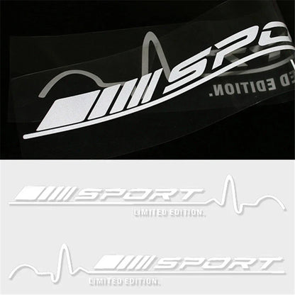 Racing Sport Vinyl Decal Stickers for Universal Car Door Body Kit