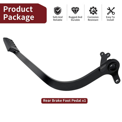 Rear Brake Pedal for Honda Grom Iron Black (2014–2018)