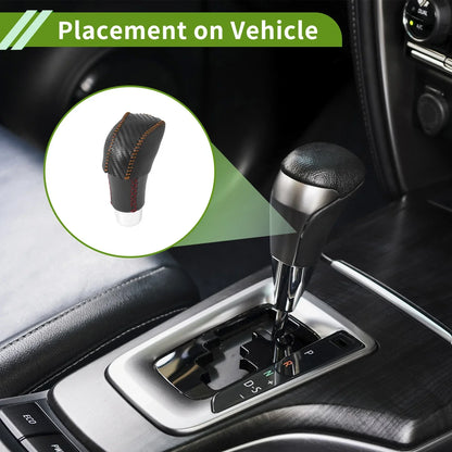Car Gear Shift Knob Cover for Lexus RX350 2023-2024 Black Brown