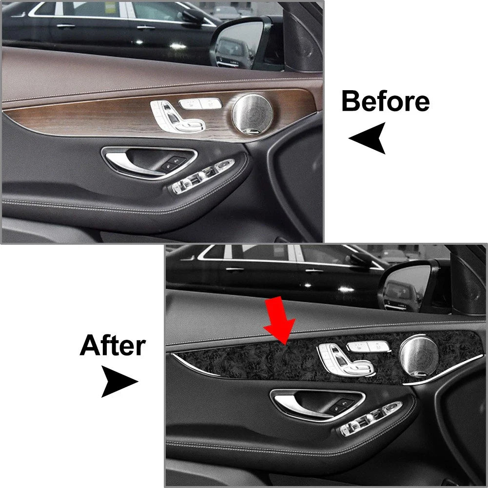 Interior Door Panel Cover Set for Mercedes Benz GLC Class (2016-2021)
