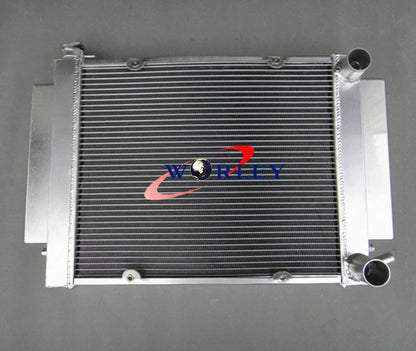 Aluminum Radiator 3 Row for Mazda RX2 RX3 RX4 RX5 RX7 (1970-1985)