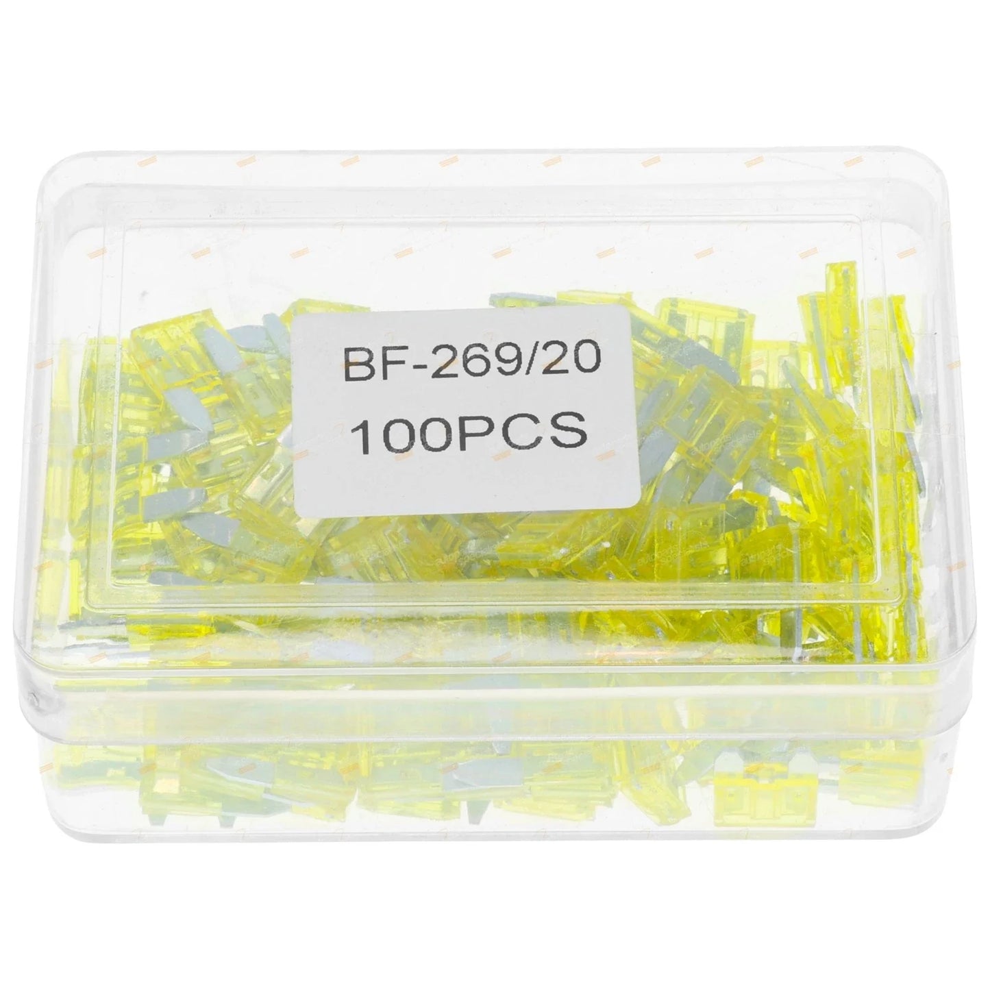 100 x Mini-Blade Fuses 20 Amp Yellow
