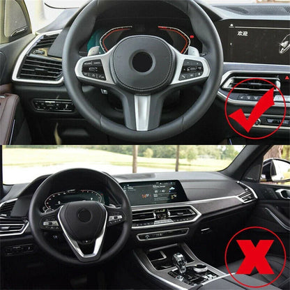 Carbon Fiber Steering Wheel Switch Trim for BMW X3 X6