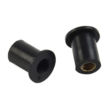 Windscreen Bolt M5x16mm Screws Set for M5 Rubber Nuts Anodized Aluminum