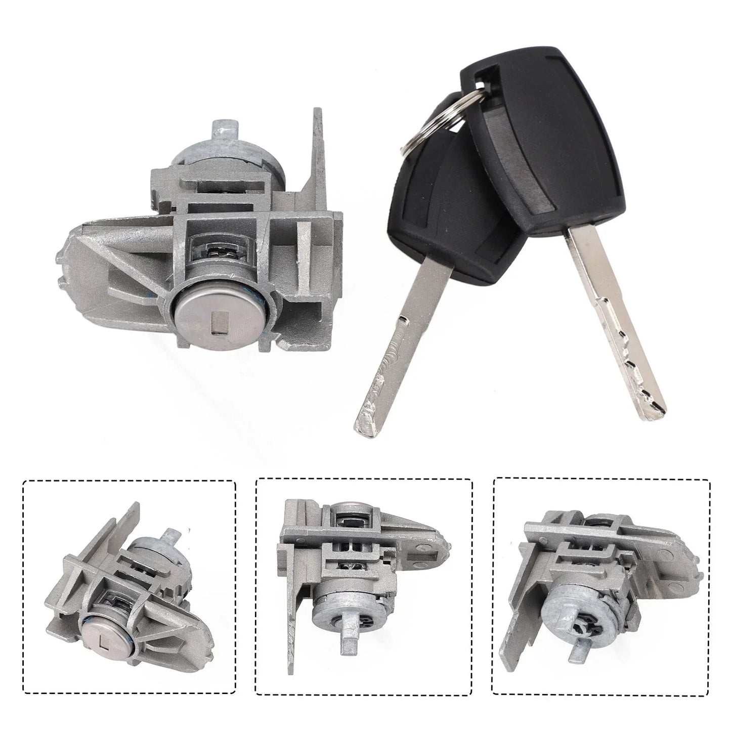 Front Door Lock Cylinder and Key for Ford Focus C Max