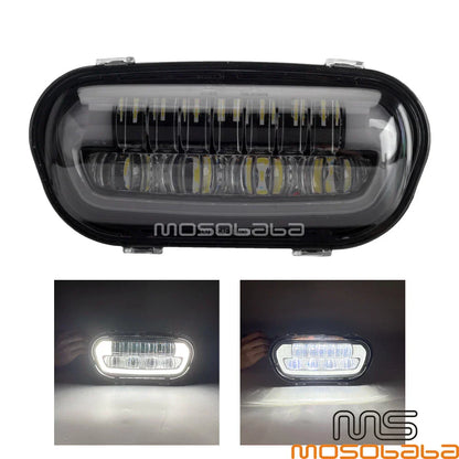 LED Headlight Set & Front Fairing Windshield for Harley Softail Fat Bob (2018-2023)