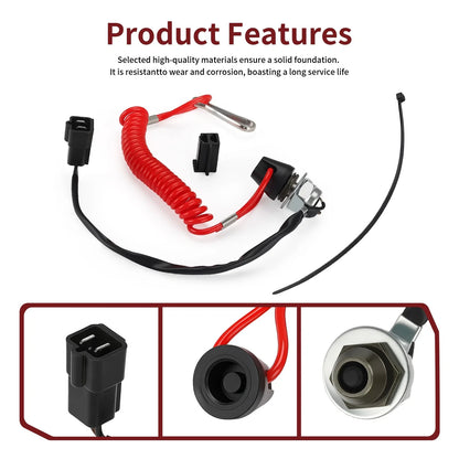 Tether Kill Run Switch for Polaris Pro X 440 / Pro X 550 (2001–2004)