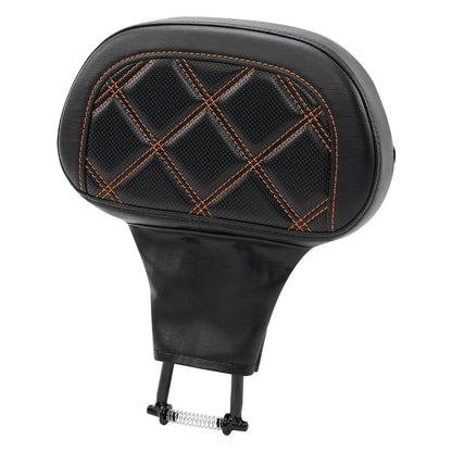 Black Rider Driver Backrest for Harley Touring CVO Street Road Glide (1988-2023)