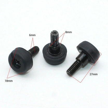 2 x Hood Bumper Stop Screw Rubber Buffer Cap for Toyota