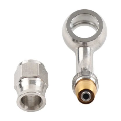 10.2mm 3/8" Eye Banjo Hose Ends AN-3 45�� Brake for Motorcycle