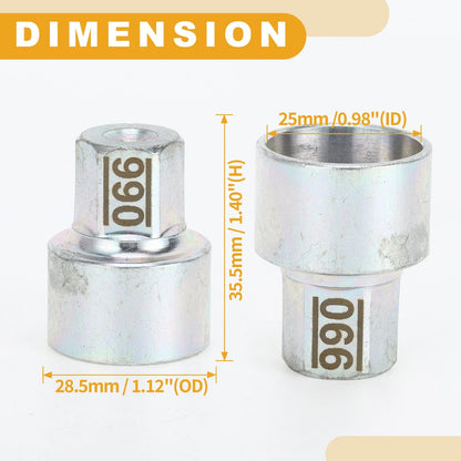 Wheel Lock Lug Nut Antitheft Removal Key Socket for BMW MINI Cooper