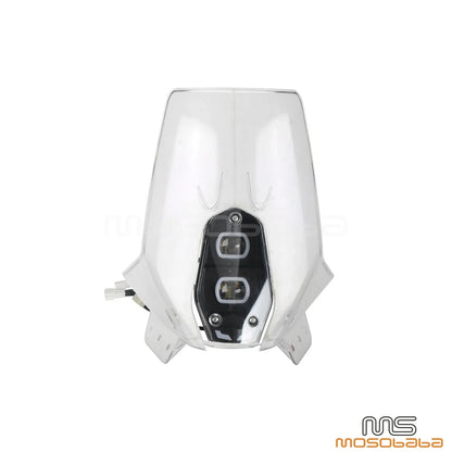 Windshield & LED Headlight for KTM 690 Enduro RALLY EXC BAJA (2019-2023)