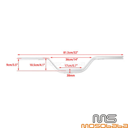 1-1/2" Tapered Moto Style Handlebar for Harley Dyna Low Rider, Sportster (2006-2023)