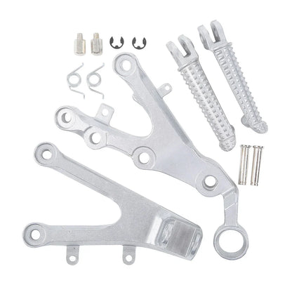 Driver & Passenger Footpegs Footrests Bracket for Yamaha YZF R6 (2006-2016)