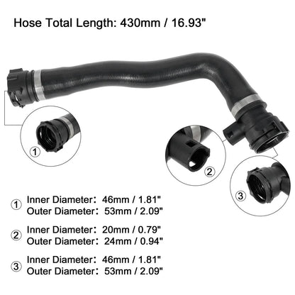 Water Hose Radiator Coolant from Expansion Tank for BMW 750i (2006 - 2008)