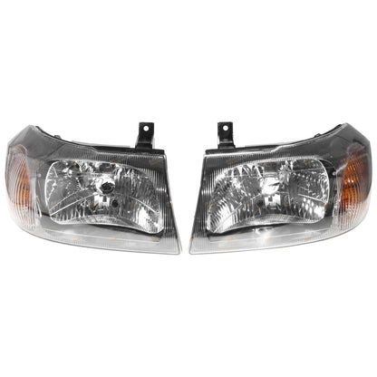 LH+RH Replacement Headlights Pair for Ford Transit VH/VJ (2000-2006)