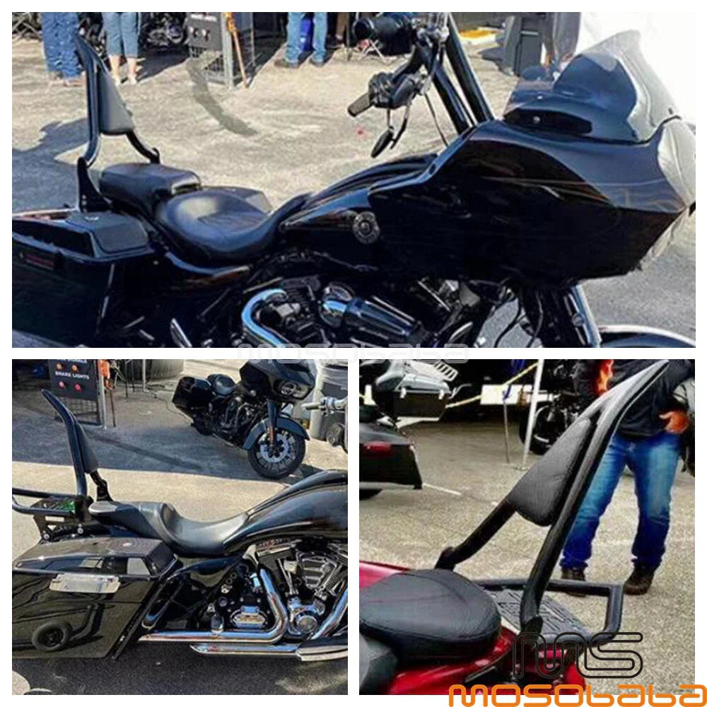 Detachable Sissy Bar Backrest for Harley Road Street Electra Glide (2009-2021)