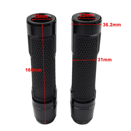 22MM 7/8" Handlebar Grips for Harley & Honda