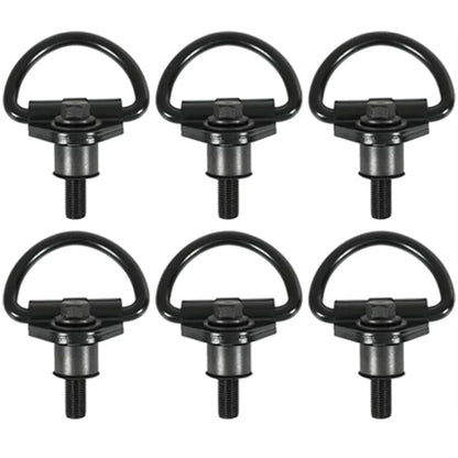 6 x Steel Cargo Hooks for 15-23 Ford Transit 150 250 350 (2015-2023)
